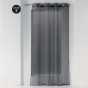 Lot de 2 Voilages 140 x 240 cm pois métallisés Orion Anthracite