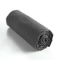 Drap housse coton luxe 90 x 190 cm bonnet 30 cm Ambre Anthracite