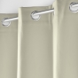 Rideau a oeillets 135 x 180 cm isolantthermique microfibre Micropolar Lin