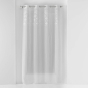 Panneau a oeillets 135 x 240 cm voile sable+top brode yaelle Sans