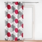Lot de 2 Rideaux a oeillets 140 x 260 cm polyester imprimé Merlin
