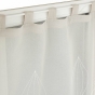 Paire droite passants 2 x 60 x 120 cm voile sable brode galactee Taupe