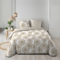 Parure de couette réversible + 260 x 240 cm coton 57 fils + 2 taies Nebulla