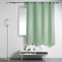 Lot de 2 rideaux petite hauteur 140 x 180 cm Polyester Essentiel Sauge