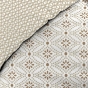 Parure de couette réversible + 240 x 220 cm coton 57 fils + 2 taies Brianna