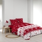 Parure de couette 240 x 220 cm en flanelle Floconette