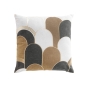 Coussin dehoussable 45 x 45 cm polycoton imp. metal. Denali