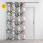 Lot de 2 Rideaux a oeillets 140 x 260 cm polyester imprimé Assana Rose