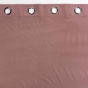 Lot de 2 Rideaux tamisant à oeillets 140 x 260 cm velours relief Velouriane Rose