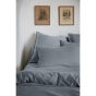Housse de Couette 260 x 240 cm – Lyocell Uni Lysandre Bleu Stone
