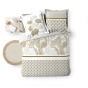 Housse de couette 240 x 220 cm percale de coton 78 fils imprimé  Melisse