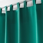 Lot de 2 Rideaux à passants 140 x 260 cm Polyester Essentiel Emeraude
