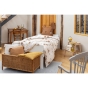 Parure de lit (housse de couette + 2 taies d'oreiller) 240 x 220 cm coton imprimé Pompon