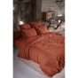 Housse de couette 260 x 240 cm double gaze de coton Gaïa Brique