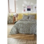 Parure de lit 260 x 240 cm + 2 taies d'oreiller - Coton imprimé Myosotis