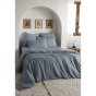 Housse de Couette 260 x 240 cm – Lyocell Uni Lysandre Bleu Stone