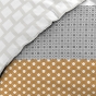 Housse de couette 240 x 220 cm coton 42 fils + 2 taies Arsene