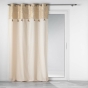 Rideau a oeillets 140 x 240 cm polycoton Solea Or