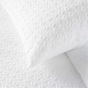 Housse de couette  240 x 220 cm microfibre gaufrée Litea Blanc