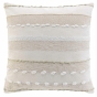 Coussin dehoussable compresse 60 x 60 cm coton/polyester fantaisie santos Sans