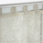 Paire droite passants 2 x 60 x 160 cm voile tisse applique karla Taupe