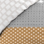 Pack parure de couette 240 x 220 cm Arsene + DH 140x190 cm Gris