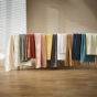 Nappe ronde (0) 180 cm gaze de coton unie Gaïa Eucalyptus