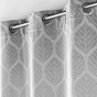 Rideau a oeillets 140 x 260 cm jacquard Loria Gris
