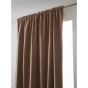 Rideau Occultant Galon Fronceur 140 x 260 cm Blackout & Polaire Bjorn Camel