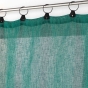 Voilage a anneaux 140 x 280 cm voile tisse linka Emeraude