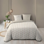 Parure de couette réversible + 240 x 220 cm coton 57 fils + 2 taies Brianna