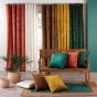 Rideau occutant 140 x 240 cm en velours relief Analia Naturel