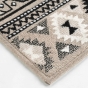 Tapis rectangle 68 x 110 cm viscose tissee sakari Taupe