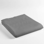 Drap plat 1 pers. 180 x 290 cm coton 57 fils Lina Anthracite
