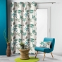 rideau tamisant 140 x 260 cm polyester imprime banany