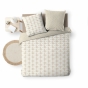 Housse de couette 260 x 240 cm coton 42 fils + 2 taies Brianna