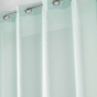 Voilage a oeillets 140 x 240 cm voile sablé Sandra Menthe