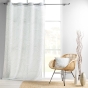 KLot de 2 Rideaux a oeillets 140 x 260 cm polyester imprimé Linea