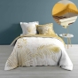 Pack housse de couette 220x240 cm Strassy + drap housse 140x190 Jaune