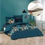 Pack housse de couette 220x240 cm Alianor + drap housse 140x190 Blanc