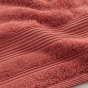 Drap de douche 70 x 130 cm eponge unie tendresse Terracotta