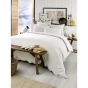 Housse de couette chaude en flanelle 240 x 220 cm Candice Blanc
