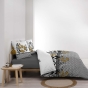 Parure de couette imprimée 220x240 cm + 2 taies 100% coton 57 fils Catalia
