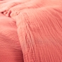 Housse de Couette 240 x 220 cm  + 2 Taies "Avy" en Gaze de Coton Rose