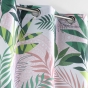 Lot de 2 Rideaux a oeillets 140 x 260 cm polyester imprimé Assana Rose