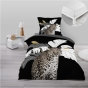 Pack parure de couette enfant Rexa 140 x 200 cm + drap housse 90 x 190 x 30 cm Blanc