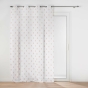 Panneau a oeillets 140 x 240 cm voile sable imprime geokid Rose
