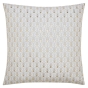 Coussin dehoussable compresse 60 x 60 cm polyester imp. metallise piana Naturel