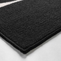 Tapis antidérapant rectangle 50 x 120 cm imprime Cappuccino