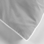 Housse de couette 240 x 220 cm coton lavé 57 fils Linette Gris